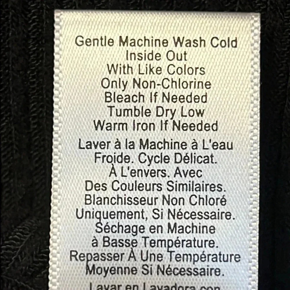 Womens Nation black MD long sleeve high collar ruffled hem tencel  polyester Y2K - Picture 4 of 8